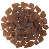 Sea Glass for Crafts - 16oz Brown Frosted Seaglass Pieces