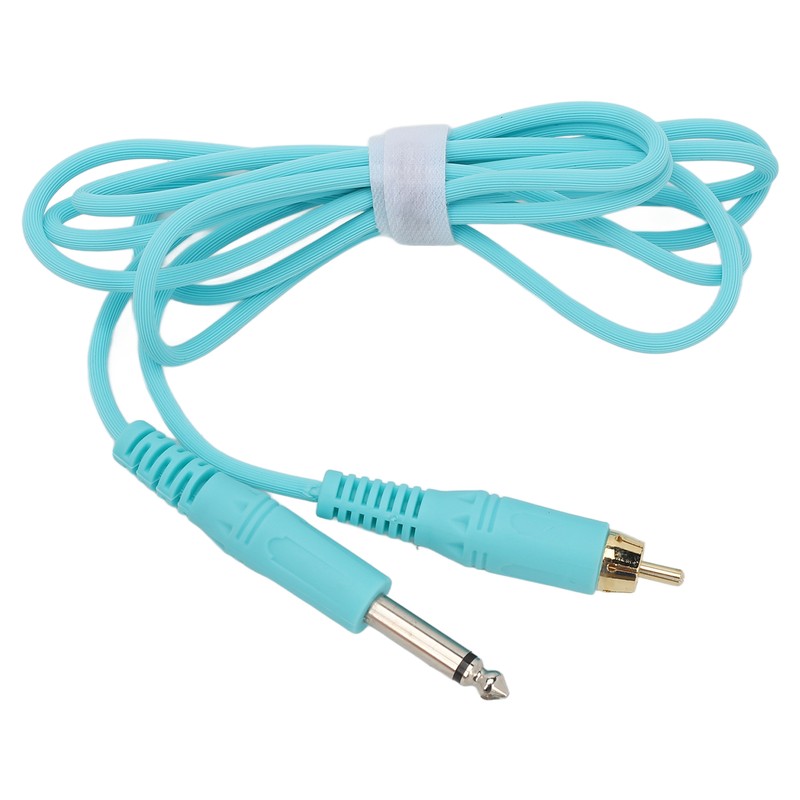 2m Length Tattoo Clip Cord RCA Interface Strong Conductivity Silicone