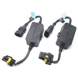 TECHMAX 9005 9006 9012 H10 LED Fog Light Canbus Decoder,Anti-Flickering Harness Error Free Resistor Warning Canceler,Pack of 2