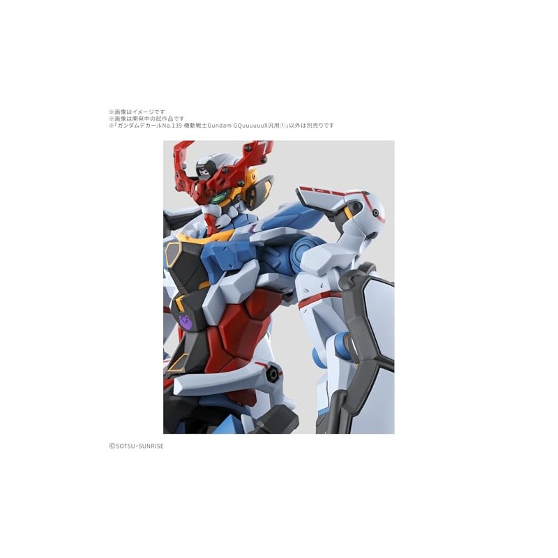 BANDAI SPIRITS Gundam Decal No. 139 Mobile Suit Gundam GQuuuuuuuX