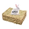 Grass mat for Rabbit Bunny Sangle Sopffy 6 Pcs,Rabbit Hay