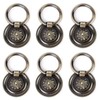 Gad2go 6 Pack Drawer Ring Pull Handles 1.77 Inch Vintage