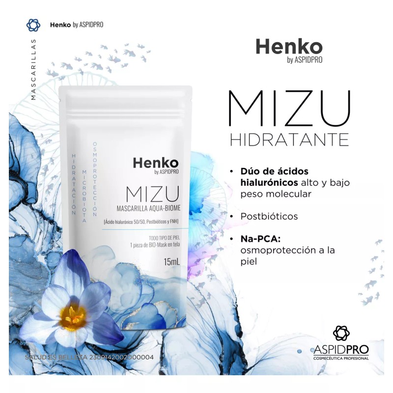 Aspidpro Henko Mascarilla Mizu Acido Hialuronico