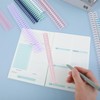 ElevateTech 10pcs Binding Combs Spiral Binding Coils Plastic Journal Spiral