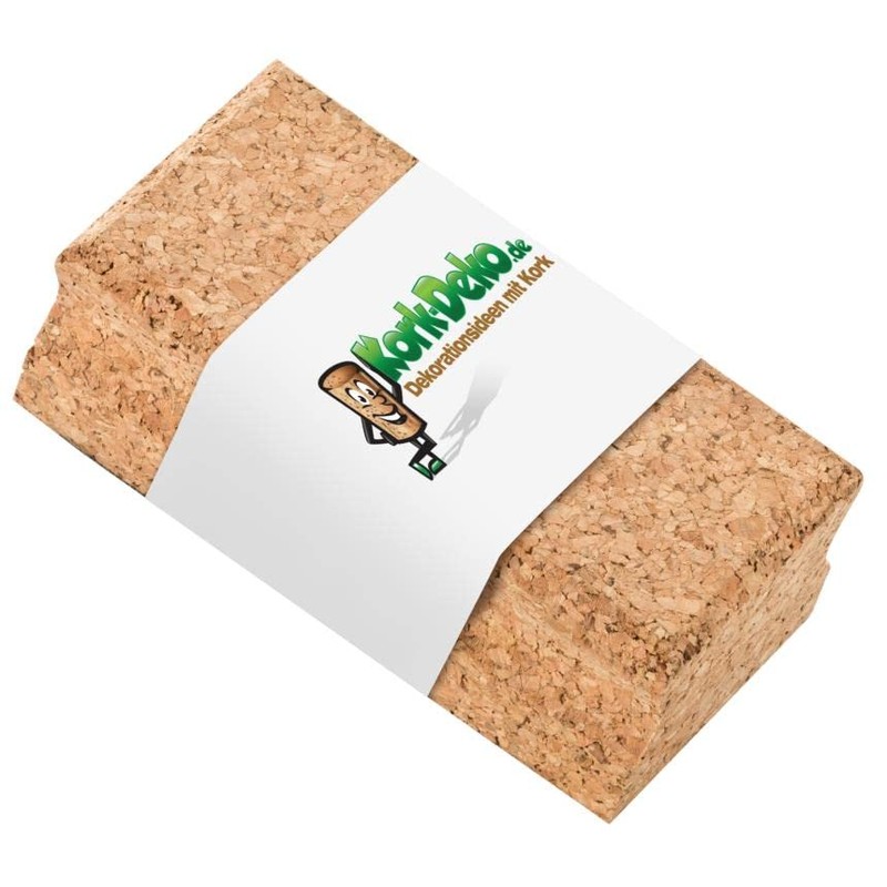 5 x cork sanding blocks, with Velcro system and rounded