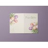 Happy Easter Card with Envelope - Tulips - Floral Easter