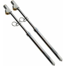 150 Psi Professional Semi Truck Tire Pressure Gauge and Dually Truck Air Gauges. Great for RV Tire Pressure, Cars, and Drivers with Bad Knees appreciate the Long Dual Head Chuck and Heavy Duty Design.