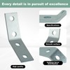 CNQLIS 6 Pack 45 Degree Angle Bracket Fitting for 1-5/8"