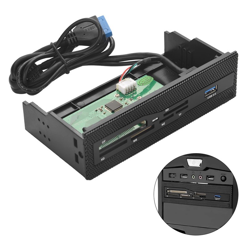 5.25 Inch Internal Card Reader, Multifunctional Internal Card Reader Dashboard