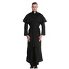 YTWS Priest Costume For Adult Men Halloweeen Exorcist Costume Wizard