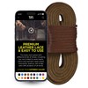 TOFL Leather Boot Laces|1/8 Inch Thick 72 Inches Long|2 Leather