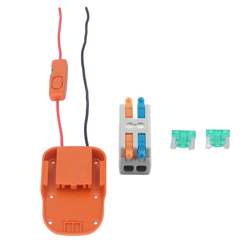 Power Adapter Professional Battery Dock Power Connector with Fuse Switch