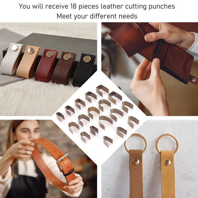 Leather Punch Mold High Carbon Steel One Piece Cutting Leather