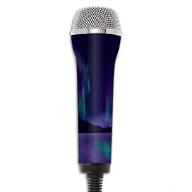 MightySkins Protective Vinyl Skin Decal Compatible with Redoctane Rock Band Microphone Case wrap Cover Sticker Skins Aurora Borealis