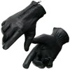 Milwaukee Leather SH226D Men's Black Unlined Leather Lightweight Motorcycle Hand Gloves W/Wrist Zipper Closure - Large
