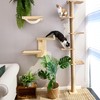 FUKUMARU Tall Cat Tree, 5 Tier Floor to Ceiling Cats