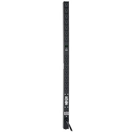 Tripp Lite Metered PDU, 15A, 14 Outlets (5-15R), 120V, 5-15P, 15 ft. Cord, 0U Vertical Rack-Mount Power (PDUMV15-36) Black