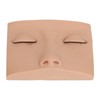 Eyelash Mannequin Head Practice Realistic Half Face Makeup Head Training