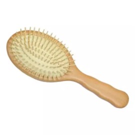 아트 원목 쿠션 브러쉬 소 머리빗 드라이 두피마사지 Art Wooden Cushion Brush Cow Hair Comb Dry Scalp Massage