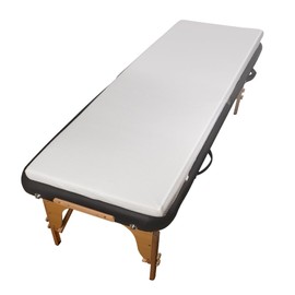 White Lash Bed Topper Memory Foam Topper for Massage Bed,73x29x2 inch Memory Foam Massage Mattress with Removable Cover, Elasticized Non-Slip,Lash Bed Topper (Not Included Bed), for Massage and Beauty