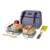 PackIt® Freezable Hampton Lunch Bag, Seaside Stripe, Built with ECOFREEZE®