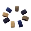 HugeDE 8 Pcs Elastic Webbing Belt Loop Keeper Duty Belt