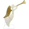 Northlight Lighted Glittered Trumpeting Angel Outdoor Christmas Decoration - 48"