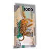 Movasa Toalla Baño Billete De Mil Pesos Mexicanos Jaguar