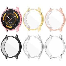 6 Pack Watch Screen Protector for GARMIN Venu3S 41mm, Soft TPU Case Full Protective Cover Flexible Bumper for GARMIN VENU3S Smart Watch