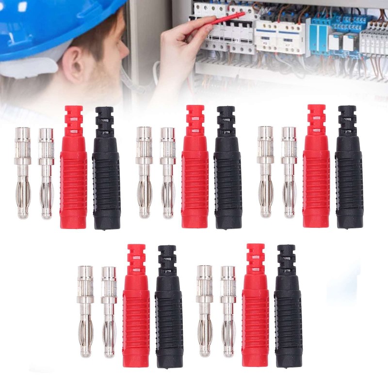 10pcs 4mm Speaker Banana Male Banana Socket Lantern Banana Plug