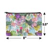 Succulents Oasis Pattern Makeup Cosmetic Bag Organizer Pouch