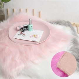 네일아트 작품 전시 촬영용 인조 퍼 털 배경천 2종 Artificial fur fabric background for nail art exhibition photography (2 types)