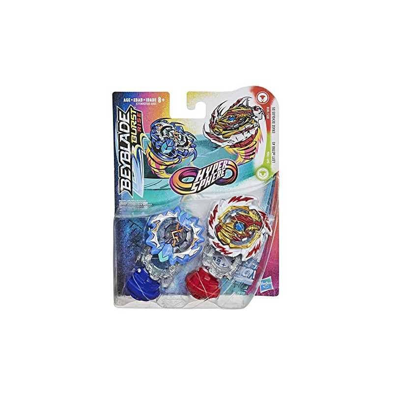 Beyblade Burst Rise Hypersphere Dual Pack Erase Devolos D5 and