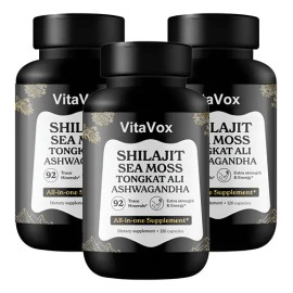 3pc Cápsulas De Seamoss-para Resistencia, Fuerza Y Energía