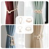 Curtain Tiebacks | Magnetic Wood Bead Curtain | Sunflower Curtain