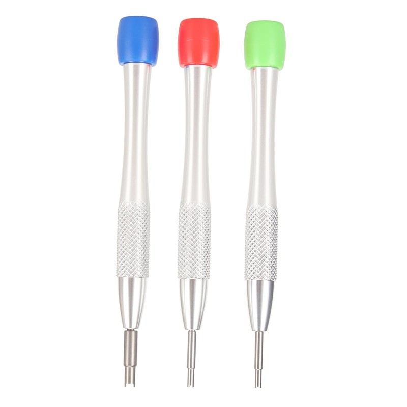 3pcs Watch Screwdriver Set Movement Stud Balance Watches Repair Tool