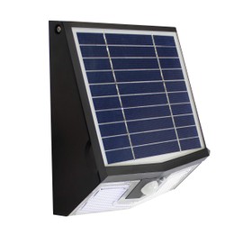 SOLARBASICS SB-408 Decorative Security Solar Wall Stair & Step Light, LED, Black, 1-Pack