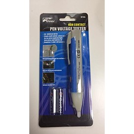 Discount Seller Non Contact Pen Voltage Tester, Grey/Blue, aprox 15cm