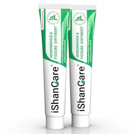 Haemorrhoids & Fissure Ointment Extra Strength - Relieves Pain, Itching, Bleeding & Swelling. With Natural Herbs & Vitamin E for Quick Effect (20 g x 2)