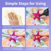 Honcaring UV Resin Kit with Light, Fast Drying Beginner-Friendly Kit,
