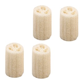 Beavorty 4pcs Natural Loofah Body Scrubber Deep Cleansing Bath Tool for Neck Back and Whole Body for Healthy Skin Care and Relaxation for Family and Friends