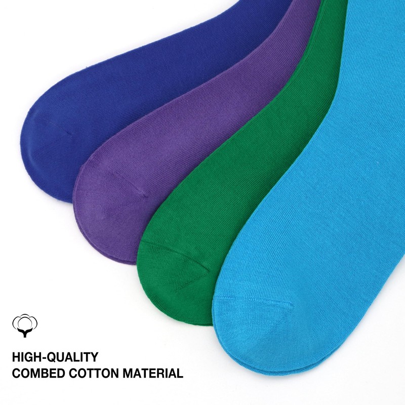 Sakusock - Calcetines coloridos de algodón peinado para hombre, paquete