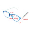 ColorViper Flexible Memory Frame reader Unisex lightweight Reading Glasses (Round