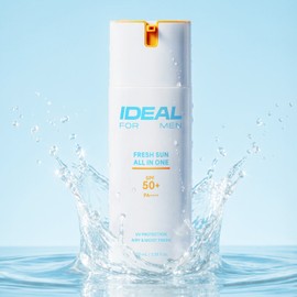 Ideal for Men Fresh Sun All-in-One 100ml, SPF50+ PA++++ / 아이디얼포맨 프레시 선 올인원 100ml, SPF50+ PA++++