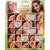 Silver Helix Hoop - Tiny 3mm White Opal Handmade 925