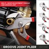 10PC Pliers and Wrench Set with Storage Rack – Includes