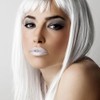 Lápiz Labial Blanco Halloween, Pintalabios Mate Líquido Pigmentado