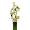 Coach Wine Bottle Stopper - Handmade with Stainless Steel Base