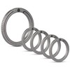 KeyUnity KA11 Titanium Key Ring Set, 5-Piece, 33/17.5 mm Split