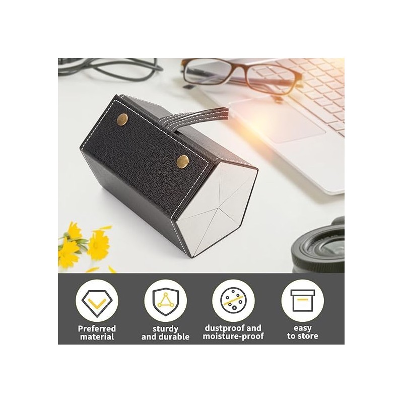 Sunglasses Travel Case, 5-Slot Glasses Storage Box, Foldable Glasses Storage